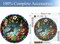 Hummingbird Diamond Painting Kits for Adults - Bird Flowers DIY 5D Diamond Art Kits Full Drill Diamond Dots Paintings with Diamonds Gem Art and Crafts Home Decor 12x12inch